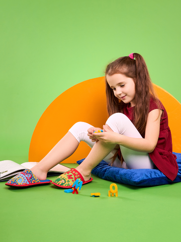 Kids Slippers First Letters Dedoles